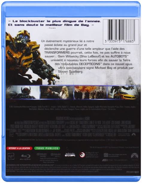 Transformers Transformers 2 La Revanche Transformers 3 La Face Cach