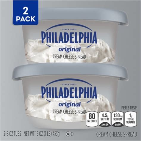 Philadelphia Cream Cheese Spread Multipack Original And Original 2 Ct