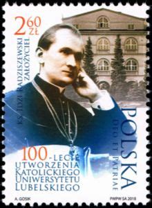 Stamp Centenary Of The Catholic University Of Lublin Polandmi Pl