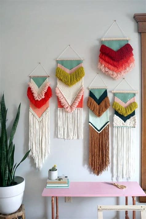 40 Ridiculously Artistic Fabric Wall Art Ideas Bored Art Weaving