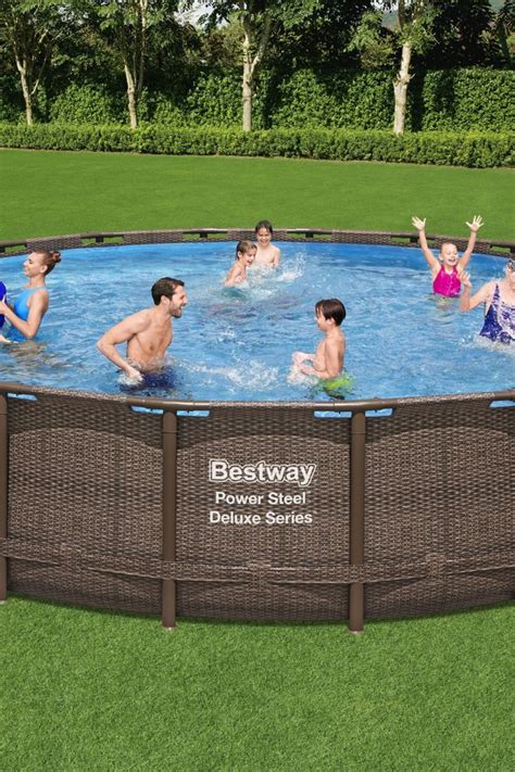 Bestway Power Steel Deluxe Series Above Ground Pool Above Ground Pool