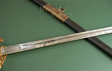 British Royal Navy P1827 Officers Sword By Wilkinson Bygone Blades