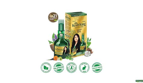 Buy Kesh King Ayurvedic Medicinal Hair Oil Anti Hairfall 100 Ml Online At Best Prices