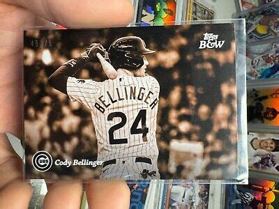 Topps Black And White Cody Bellinger Sepia Cubs Ssp Ebay