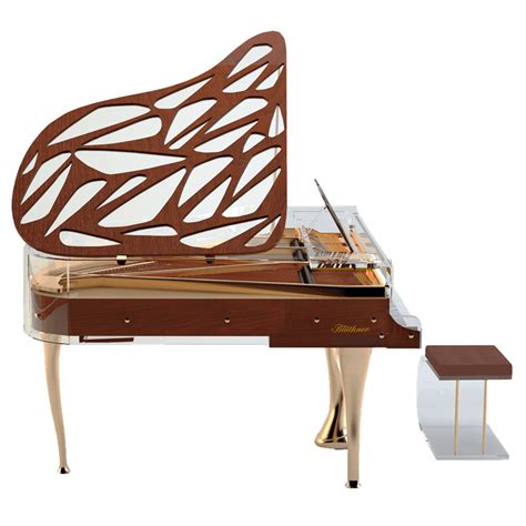 Bluthner Lucid Hive Elegance Acrylic Piano For Sale