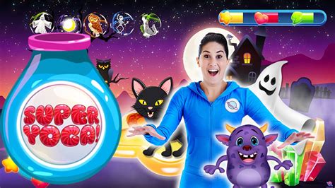 Spooky Spectacular | Super Yoga! 👻🎃🕷🧛‍♂️🧟‍♂️ - Super Yoga! (Hi-Energy Yoga Game) - Cosmic Kids App