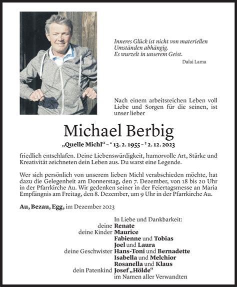 Gedenkkerzen Von Michael Berbig Todesanzeigen Vorarlberger Nachrichten