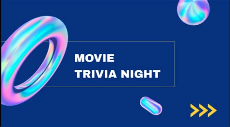 Movie Trivia Night - Slidesgo templates