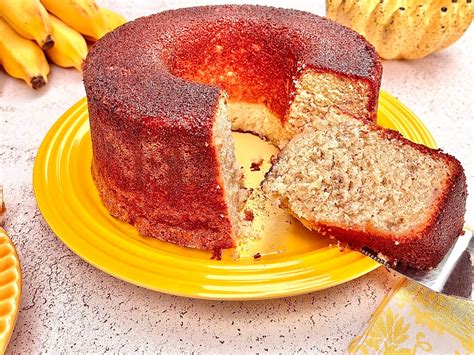 Bolo De Banana Fofinho Receiteria