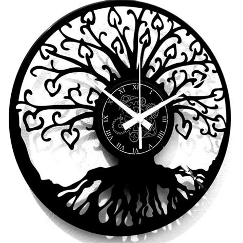 Tree Of Life Clock In Wood Limited Production Etsy