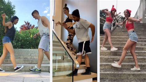 Stair Shuffle Dance Challenge TIK TOK Plank Challenge YouTube