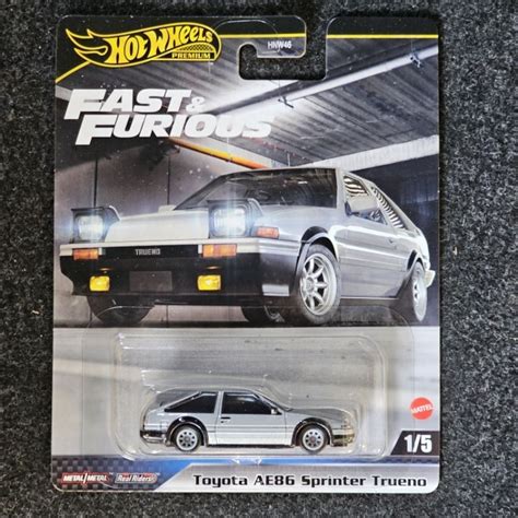 Hot Wheels Premium Toyota Ae86 Trueno Fast And Furious Tokyo Drift Shopee Singapore