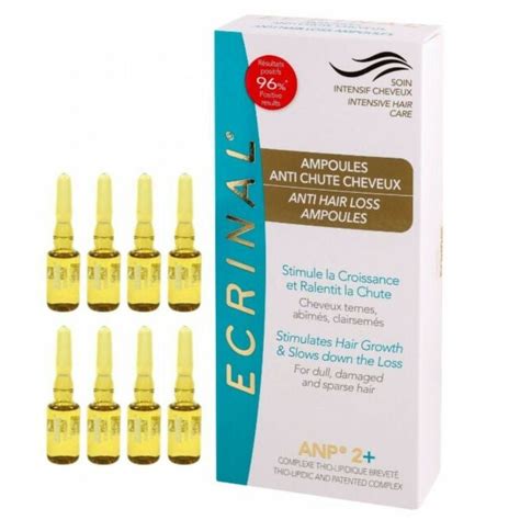 Ecrinal Ampoules Traitement Anti Chute Cheveux X Ml