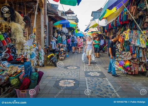 Bali Indonesia March 16 2016 View Of The Commercial And Trading