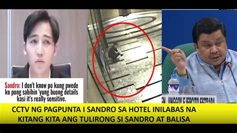 Cctv Ni Sandro Mulach Na Lumabas Ng Hotel Kitang Kita Ang Pagkabalisa