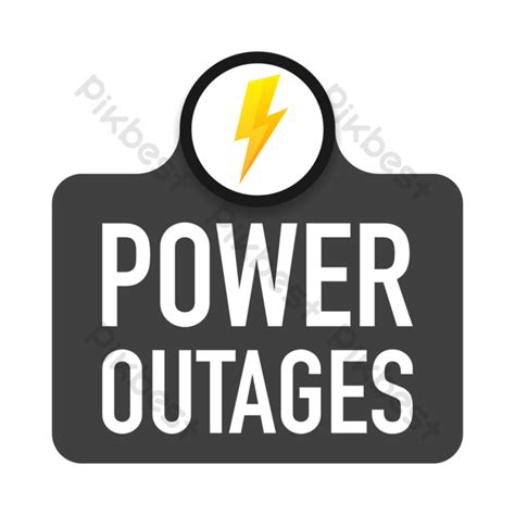 Power Outage Logo Png Images Psd Free Download Pikbest