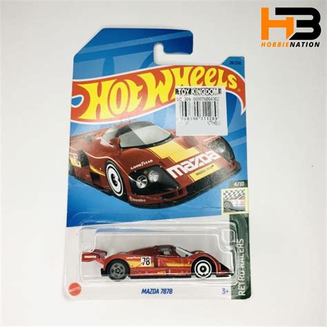 Hot Wheels Retro Racers Mazda 787B Toy Car Collectible Car Hobbienation Custom
