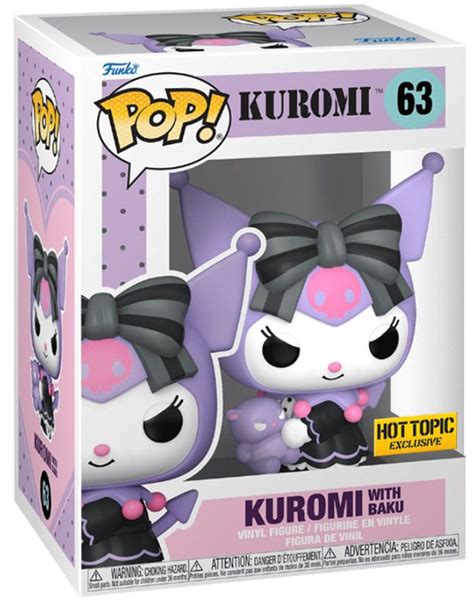 Comparez Les Prix De La Figurine Funko Pop Sanrio 63 Avant De Lacheter Kuromi With Baku Réf