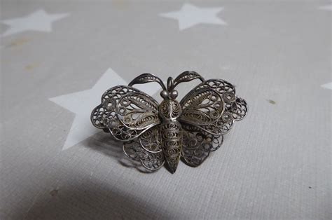 Brosche Schmetterling Silber Kaufen Auf Ricardo