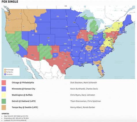 Nfl Broadcast Map 2019 Week 7