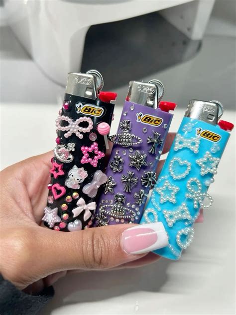 Annadianaxxoo In Diy Decorate Lighter Pretty Pens Custom Lighters