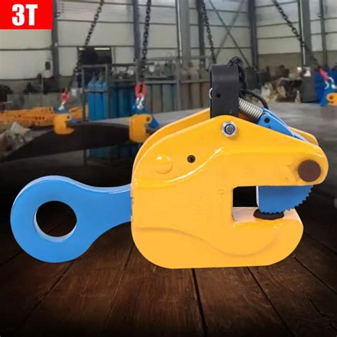 3 Tons Industrial Vertical Plate Lifting Clamp Alloy Steel Wlock Heavy