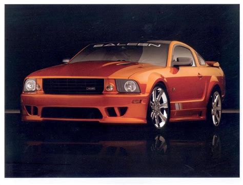 Beryllium Orange 2007 Saleen S281 Sc Ford Mustang Coupe