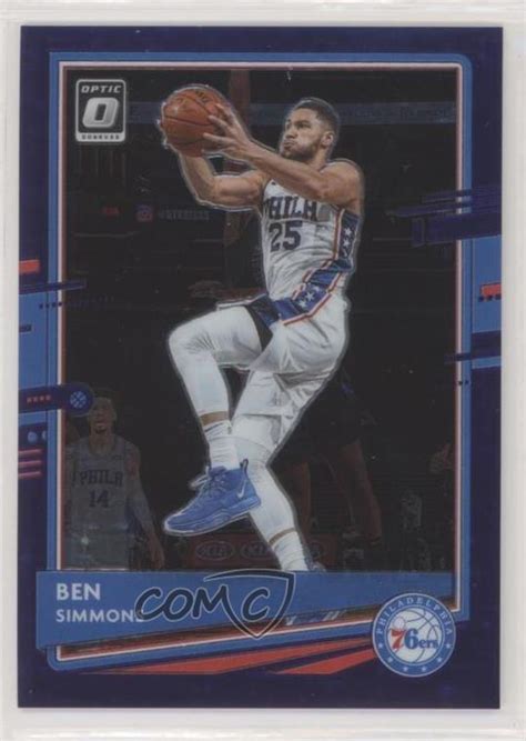 Panini Donruss Optic Fotl Purple Stars Prizm Ben Simmons