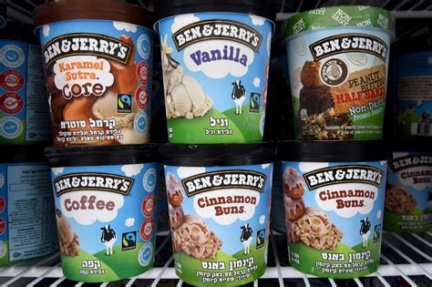 Le fabricant de glaces Ben Jerrys a déposé une plainte contre