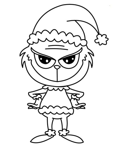 Dibujos De Grinch Para Colorear Imprime Para Ni Os Gratis