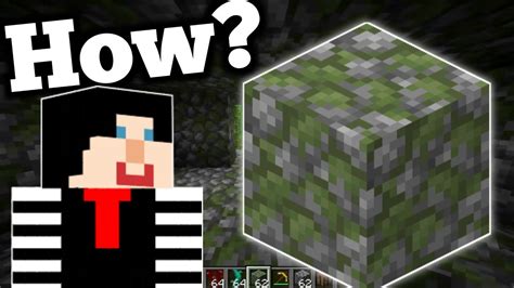 How To Craft Mossy Cobblestone In Minecraft YouTube