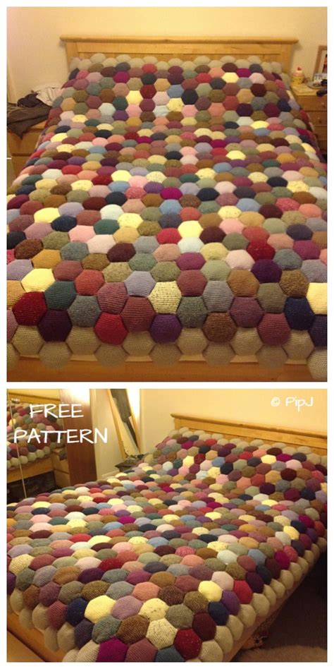 Crochet Puff Quilt Atelier Yuwa Ciao Jp