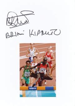 Kelocks Autogramme Brimin Kiprop Kipruto Kenia Leichtathletik