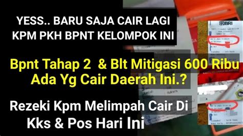 Baru Saja Cair Lagi Ada Saldo Masuk Di Kks Pkh Bpnt Pos Apa Ini Blt