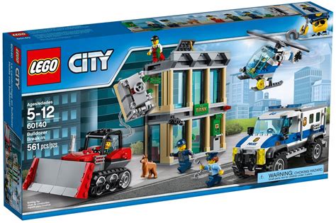 Lego City 60140 Napad na bank Włamanie buldożerem 14906803805