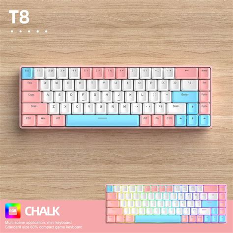 Oneshit Keyboard Clearance Computer Desktop Gaming Keyboard 68 Key