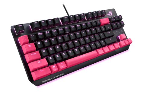 ROG Strix Scope TKL Electro Punk Aura RGB Gaming KeyboardsROG