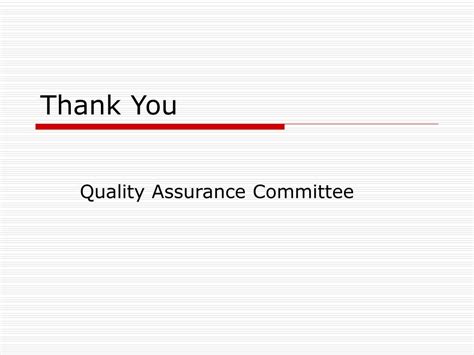 Ppt The Role Of Quality Assurance Committee At The Lc Powerpoint