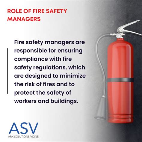 The Role Of Fire Safety Managers In Ensuring Fire Safety In The