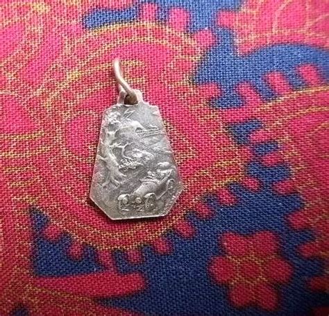 Ancienne Medaille Religieuse Saint Christophe Automobile Poin On Art