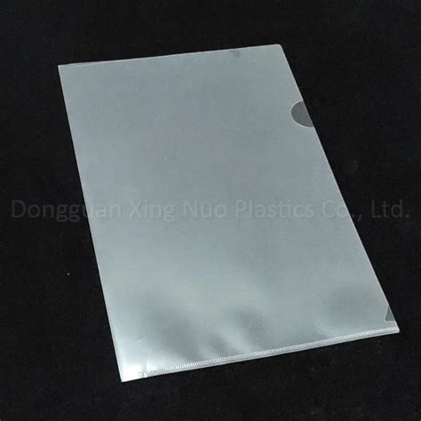 Wholesale Best Price Colorful A4 Plastic Transparent Pp Custom L Shape