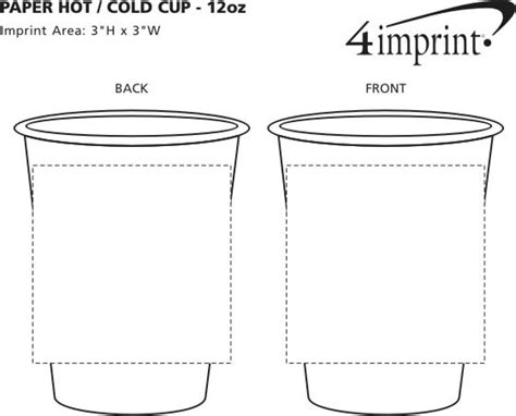 Imprint Paper Hot Cold Cup Oz