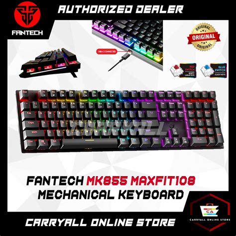 Fantech Mk Maxfit Rgb Mechanical Gaming Keyboard Shopee Philippines