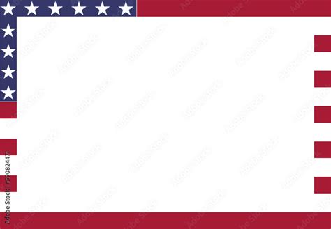 usa flag frame with copy space for your text or design Stock Vector ...