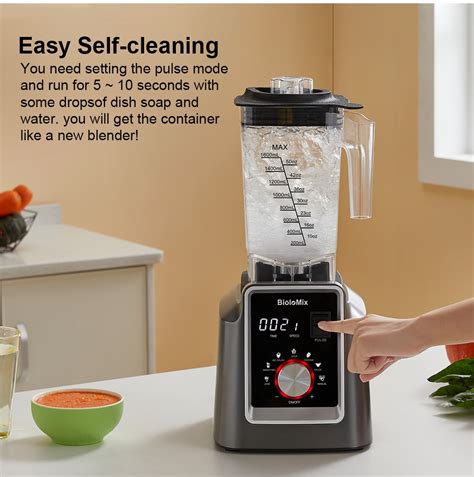 Biolomix Digital Bpa Free L Automatic Program Professional Blender