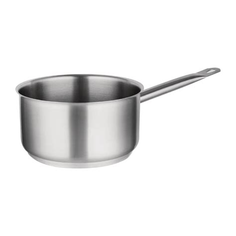 Vogue Stainless Steel Saucepan Ltr M Buy Online At Nisbets