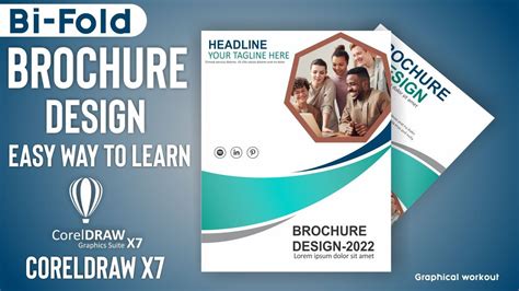 Bi Fold Brochure Design Templates Tutorial Coreldraw Amazing