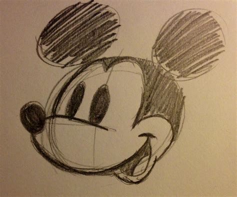 Mickey Mouse Sketch by firegirl1995 on DeviantArt