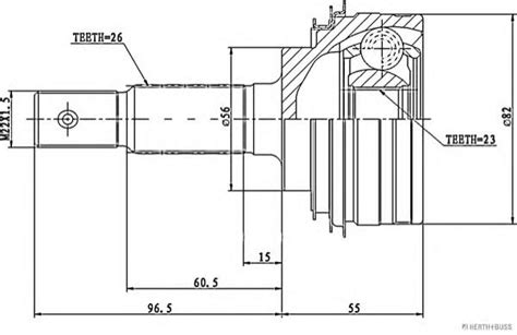 J2822003 Jakoparts junta homocinética exterior delantera comprar barato