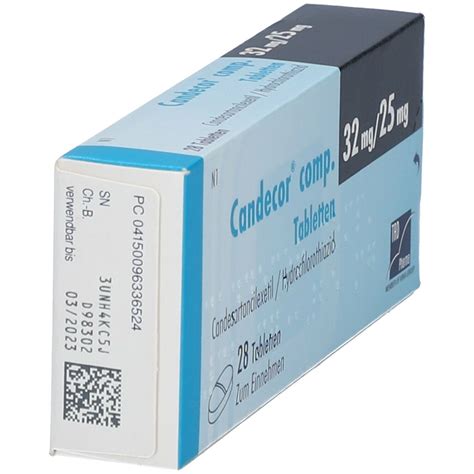 Candecor Comp 32 Mg 25 Mg 28 St Mit Dem E Rezept Kaufen Shop Apotheke